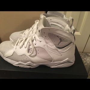 Air Jordan 7 White Metallic